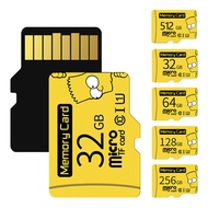32GB/64GB/128GB/256GB/512GB Memory Card High Speed Waterproof Data Storage Plug Play Universal Phone SD-Card/TF Storage Card for Recorder Reliable Storage Memory