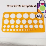 BAIHEE Draw A Circle Template Ruler Soft Ruler Special Ruler For Drawing Circle Drawing Ruler Specia