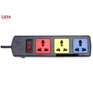 Ổ cắm điện LIOA đa năng 3D52N 3 ổ cắm công suất 2200W 5m