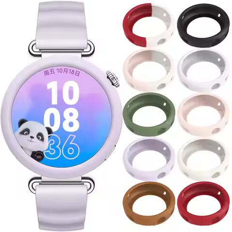 Silicone Case For Huawei Watch GT6 41mm Candy Color Anti Scratch Protective Shell Bumper Cover For H