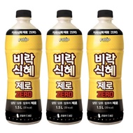 [KOREA] Paldo Sweet Rice Drink (Sikhye) Zero Sugar 1.5L x 3 | Korean Traditional Beverage | No Calor