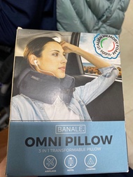 全新未拆封意大利製Banale Omni 三合一旅行枕灰黑色