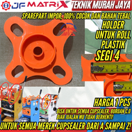 JF Asli Sparepart Holder Roll Plastik Orange Cup Sealer Baffle Segi Empat Alat Pres Gelas Eton D8 D1