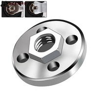WONDER Hexagon Flange Nut, Hardness Quick Change Locking Flange Nut, Durable Metal Alloy Screw Nut for Type 100 Angle Grinder Power Tools Accessories