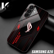 HP Casing SAMSUNG A26 Softcase SAMSUNG A26 Case Glossy Casing Shiny Glass Protector Mobile Phone Acc