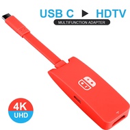 Multi 3 in 1 USB-C Hub Converter to 4K HDTV TV PD Charging USB 3.0 Docking for Nintendo Switch USB C Type C Hub Adapter