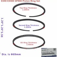 EX40 PISTON RING 89MM STD 22B-23501-07 FOR ROBIN EX40D EX400 RGX7800 WACKER WK40 VM40 KASEI SP400 14