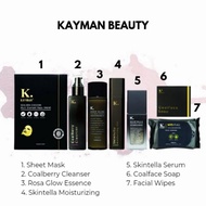 [CLEARANCE] KAYMAN CoalFace Soap CoalBerry Cleanser Skintella Serum Skintella Moisturiser Rosa Glow 