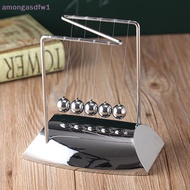 amongasdfw1 Z Newton Cradle Pendulum Ball Physics Science Pendulum Steel Balance Table Decor new