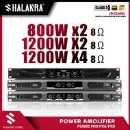SHALANRA P5000S/PX6/PX8 2/4 Channel Digital Power Amplifier，8 Ohm 1200Watt D Class Professional Stag