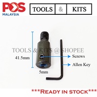 5mm Drill Chuck Clamp Connecting Rod for DC Motor 775/795 Saw Blade/Polishing Wheel [Penyambung Moto