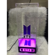 Lightstick Acrylic box with logo + RGB Light base