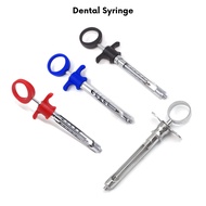 Dental Self Aspirating Syringe 1.8ml, Dental Cartridge Syringe, Plastic Handle Dental Anesthetic Syr