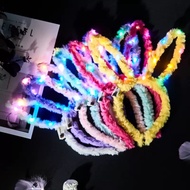 Havanas (L) Rabbit Ear Headband With Lights Party Dress Up Equipment New Year