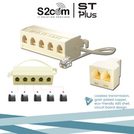 RJ11 6P4C Telephone 5 Way Splitter Extension 1 Male to 5 Female Adapter Extension Plug