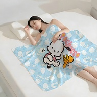 ice blanket cooling blanket cool comforter Cute Pacha Dog Summer Cool Blanket Ice Tencel Anti-Mosqui