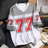 【Free Custom Name & Number】baju Lelaki Summer Outdoors Sports Jersey Unisex Breathable and Quick-dry