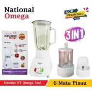 [PROMO] Blender Kaca National Omega 3in1 Blender 6 Mata Pisau