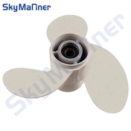 683-45947-00-EL Propeller 9 1/4x8 Fit Yamaha Outboard Engine 2T 9.9 HP F9.9 15HP F15C F15 F20 Alumin