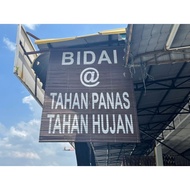 |READY STOCK| Bidai Kayu Outdoor Meranti Tahan Panas & Hujan |Wooden Blinds (W) x (H) 4x9 4x10 Walnu