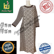 DASTER LENGAN PANJANG KENCANA UNGU (LONGDRESS) LABEL COKLAT/ BATIK VIRAL/HITAM PUTIH