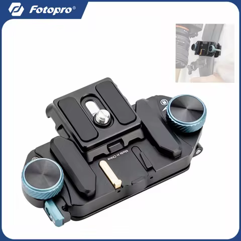 Fotopro RZ-5 Quick Release Camera Mount Backpack Strap Mount with 1/4 Screw Adapter for DSLR/Mirrorl