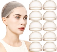 Teenitor 20PCS Wig Caps, Stretchy Thin and Transparent Wig Cap, Breathable Wig Cap for Lace Front Wi