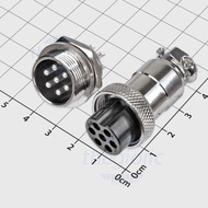 GX20-7P 7-Pin Straight Male-Female Round Connector Set Smart Components