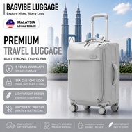 Cabin Luggage Ultra Lightweight 20 Inch Luggage Beg Travel Roda Tahan Lasak Beg Bagasi Airways Lugag