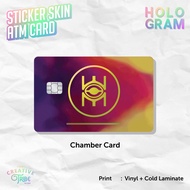 Chamber Card - HOLOGRAM Skin Card Sticker - Vinyl ATM Debit Credit Emoney Flazz Valorant Card Sticke