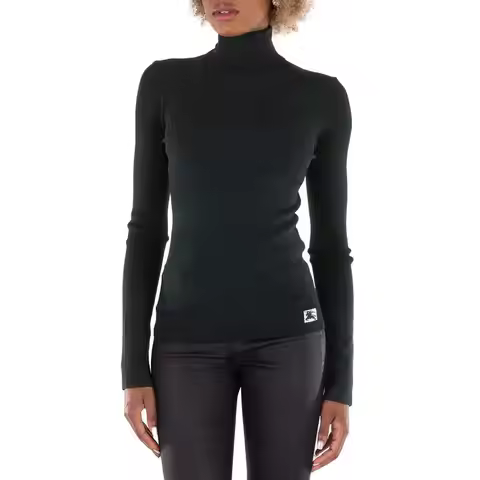 Burberry | Burberry Long Sleeve Equestrian Knight Wool Jumper, Size Medium