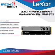 LEXAR NM790 M.2 2280 PCIe Gen4×4 NVMe SSD - 512GB/1TB