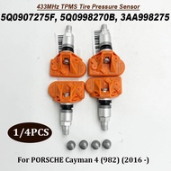 1/4PCS 5Q0907275F 5Q0907275 TPMS 433Mhz Tire Pressure Monitor Sensor 5Q0907275B 3AA998275 5Q0998270 