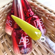 A12 Primrose สีเจลAS 15ML สีเจลโทนสีเขียว สีเขียวมะนาว เล็บเจล 1