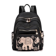 [Terlaris] Tas Ransel Wanita 4 Resleting Chibao Anti Air Motif Gajah