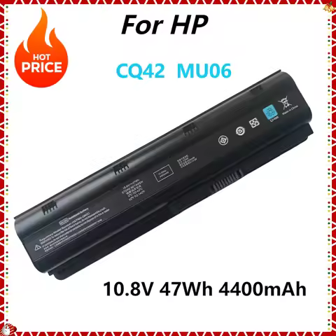 CQ42 Laptop Battery 6 Cells 47Wh 4400mAh 10.8V for HP MU06 CQ43 CQ32 G42 G32 CQ62 CQ72