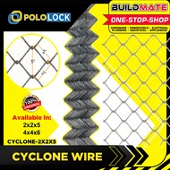 POLOLOCK Cyclone Wire 2x2x5 / 4x4x6 Hole Guage Wire Pang Bakod Net Mesh Fence Chain Galvanized Cyclone Wire BUILDMATE