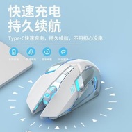 前行者 G306 Type-C 快速充電無線滑鼠（wifi+藍芽）銀色