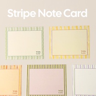 Stripe Note Card - Greeting Card - Gift - Greeting Card Birthday Card