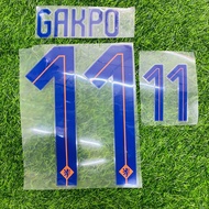 gakpo 11 holland nameset + numbering + name set nns