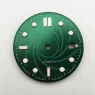 Watch Accessories 31mm Dial Sterile Dial Green Luminous Dial for ETA 2836 2824 Pearl DG 2813 Miyota 