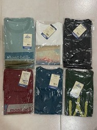 Montbell wickron tee 運動衫