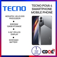 EDGE | TECNO POVA 4 8GB RAM 128GB Storage Smartphone Mobile Phone