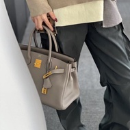 【震撼撿漏價💰全網最低價💫】Hermes/愛馬仕 Birkin35 m8銀河灰 金扣