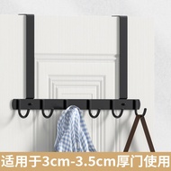 Behind Door Hook Perforation-Free Shelf 3.5cm Silent Door Clothes Hook Bedroom Door Back Hanger Hand