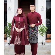 gaun pengantin Muslimah Malaysia kurung melayu gaun walimah gaun akad