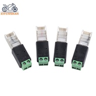 ziyunshan RJ45 to RS485 Converter RJ45 Terminal Adapter RJ45 to RS485 Adapter Crystal Head to Termin