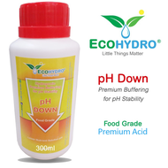 300ml FOOD GRADE pH Down (Acid) Hydroponics Phosphoric Acid EcoHydro phdown