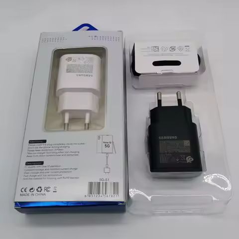 Samsung PD Charger 25W Super Fast Charging Adapter for Galaxy Z Flip Fold 6 5 4 3 2 S24 S23 S22 S21 
