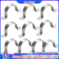 In stoick-2 Inch 50mm U-Tube Strap Clamp U-Bracket Pipe Strap Clamp